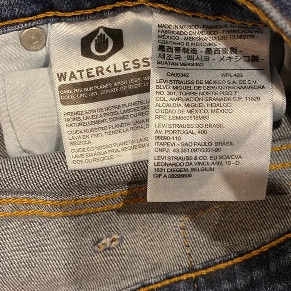 Levi’s 559 blue jeans light wash vintage - Picture 5 of 5